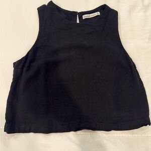 Abercrombie Cropped Linen Tank